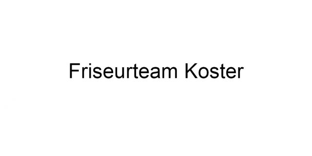 Friseurteam Koster