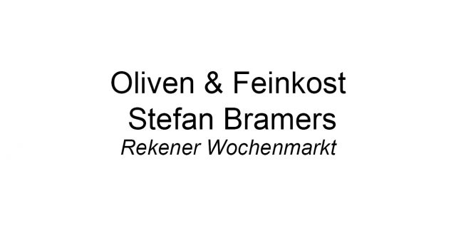 Oliven & Feinkost – Stefan Bramers
